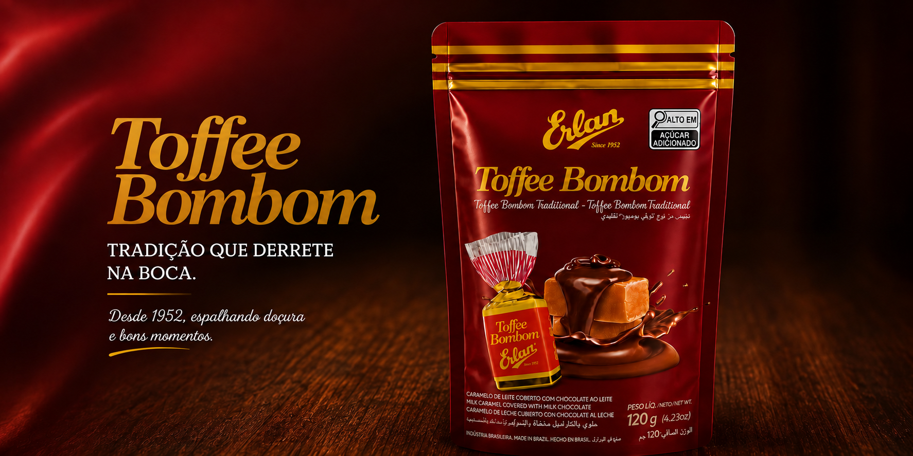Erlan Toffee Bombom — tradição desde 1952